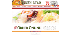 Desktop Screenshot of goldenstarwilkesbarre.com